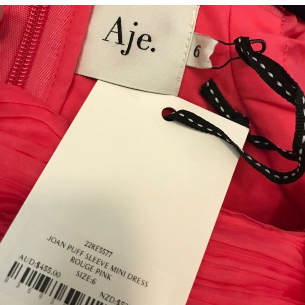 Aje Orange Puff Sleeve Mini Sundress - Picture 12 of 12